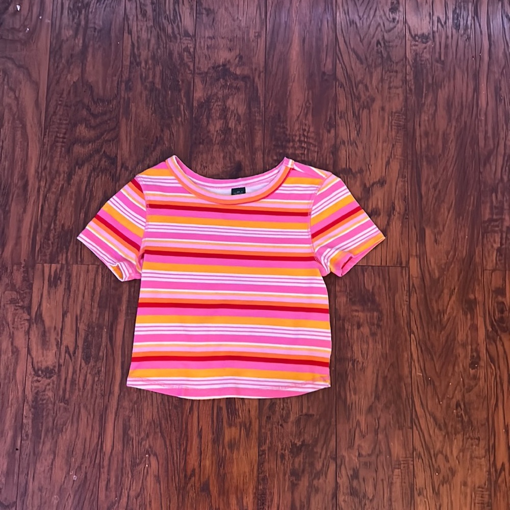 Wild fable striped crop top